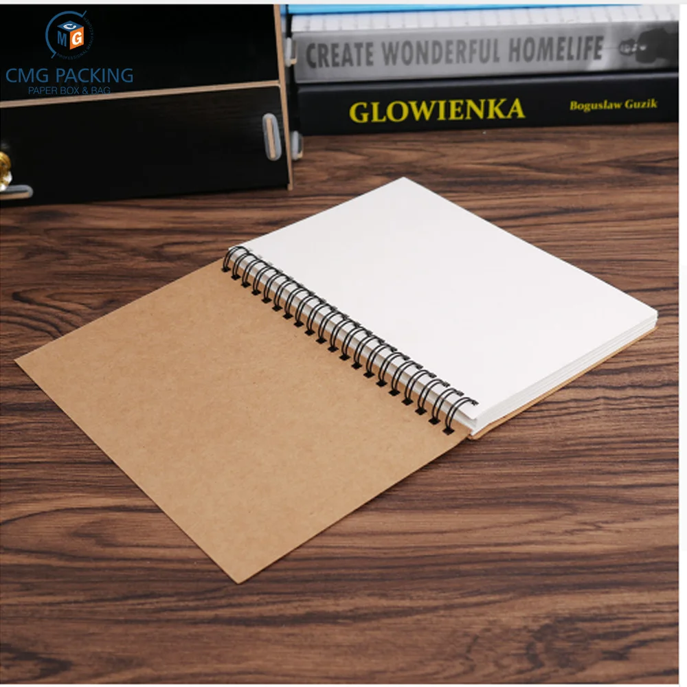 custom  Diary for Drawing Painting Graffiti Soft Cover Black Paper Sketch Book Memo Pad Notebook Office School Supplies