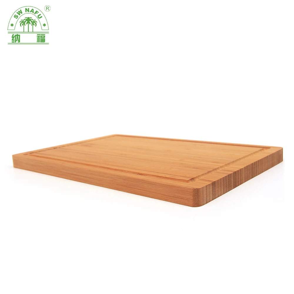 Wholesale hot sale bamboo sushi cutting board kitchen with water channel