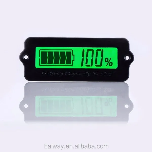 BW-LY6W 12V 24V 36V 48V Digital Acid Lead Lithium Battery Capacity Indicator tester meter 3s-15s