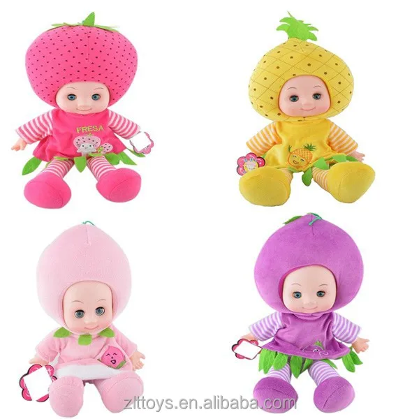 Soft & Cute fruit doll with many certifications mini doll