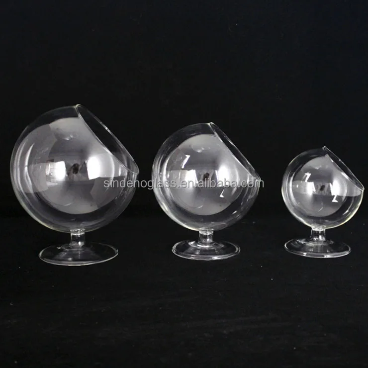Container Vase Pot Wedding Decor Round Clear Glass Terrarium Globe Fish Bowl Glass Vase