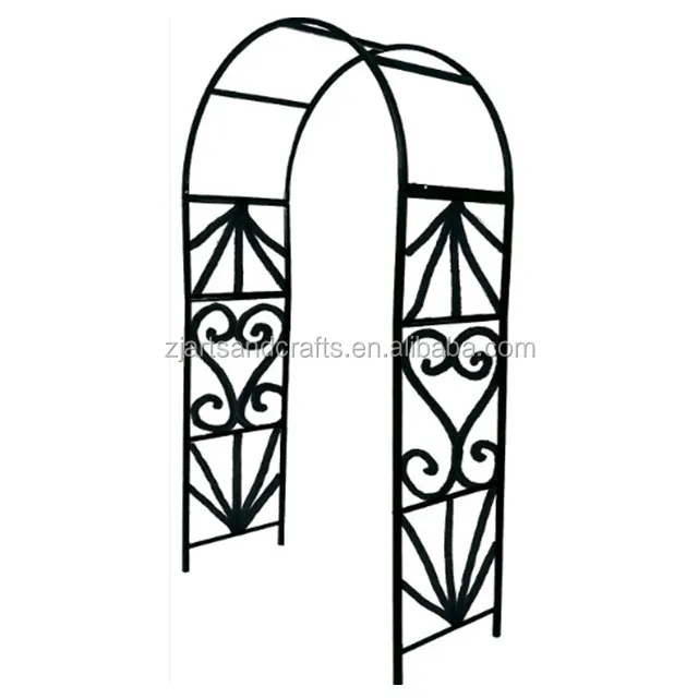 Cheap Hot Sell Wrought Iron Outdoor Garden Arch Trellis