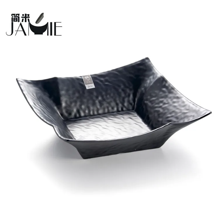 Поставщик золота 100% меламина крепкий Меламина Миске набор, меламин Цветочный площадь в форме миски