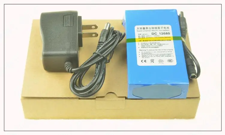 Rechargeable ysd-12480 portable 12v dc rechargeable li-ion battery 4800mah with switch for LED Strips or CCTV Camera