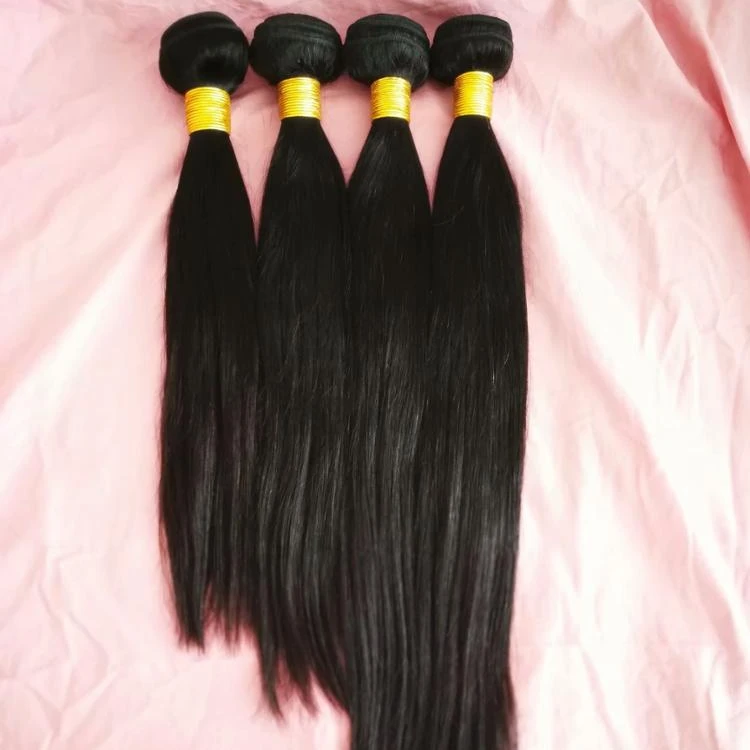 SoYoou virgin brazilian human remy hair sillk straight extension hot sale aliexpress 3bundles/SET