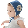 0 12M Sweet Lovely Princess Children Kids Girls Baby Hat Beanie New Lace Caps LD789