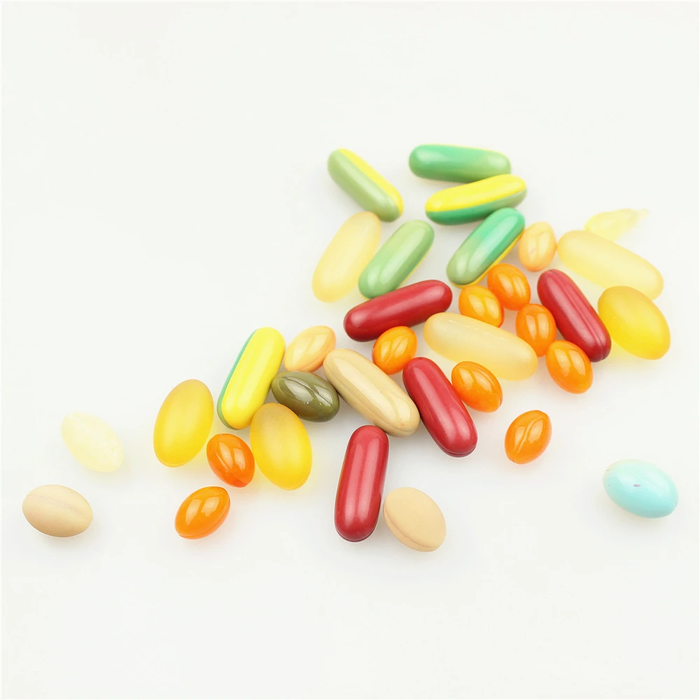 OEM витамина D мягких, gmp двойной цвет кальция Вит. D3 Pill