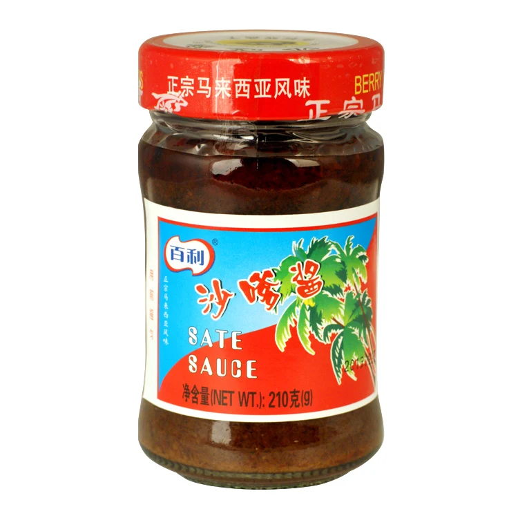 210 г стеклянная бутылка Satay Sauce Malaysia Flavor оптовая продажа