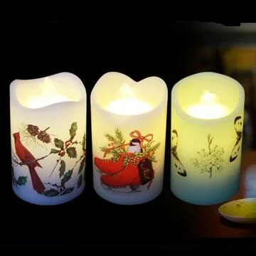 real wax Aqua Flame candle fountain LED lights with high quality fountain