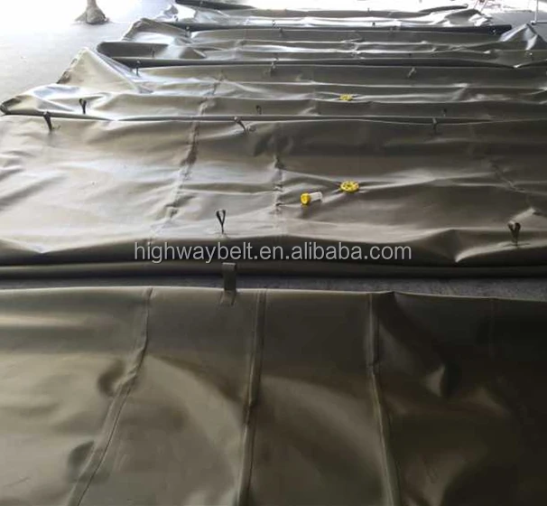 Flexible soft fabric TPU coated fuel liquid storage bladder, tanks