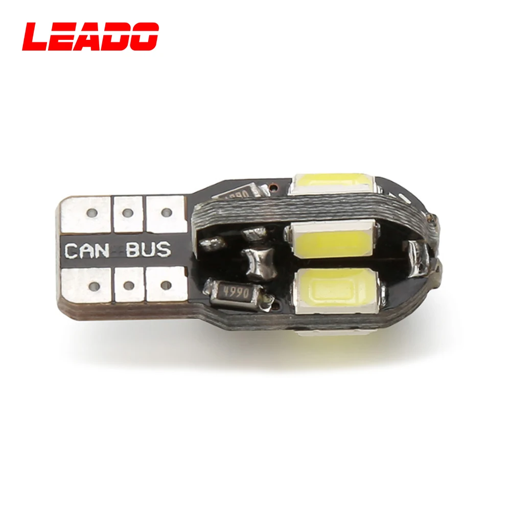 Автомобильная светодиодная лампа Canbus 8 Smd T10