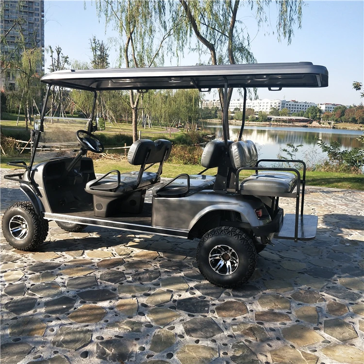 Preferential price CE certified 6 seater cross country hunting 4X4 four wheel drive electric golf cart for sale