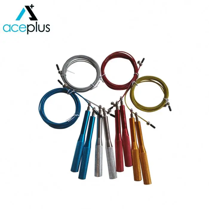 Прочная регулируемая алюминиевая ручка, кабель для скакалки в тренажерном зале