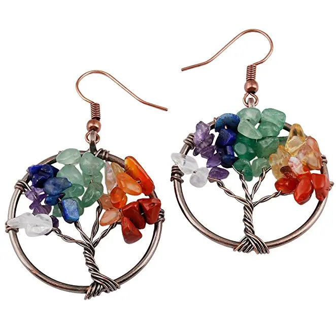 Fashion earrings jewelry tree of life earrings ladies earrings design pictures