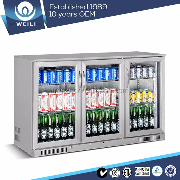 338L раздвижные двери до 3 двери counter морозильник