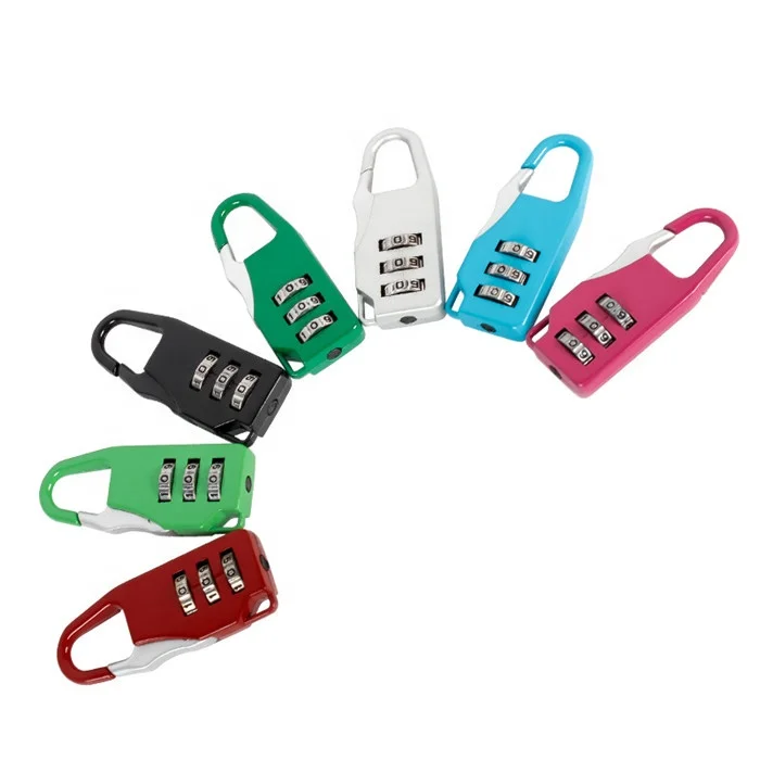 Mini Dial Digit Number Code Password Combination Padlock Travel Safe Padlock