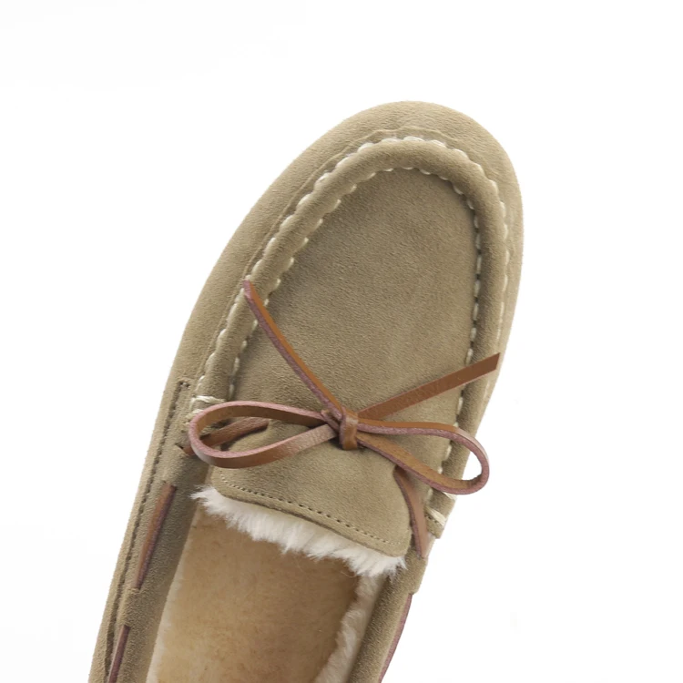 Женские теплые лоферы на плоской подошве; Обувь для вождения; Зимние домашние мокасины из искусственного меха с эффектом памяти