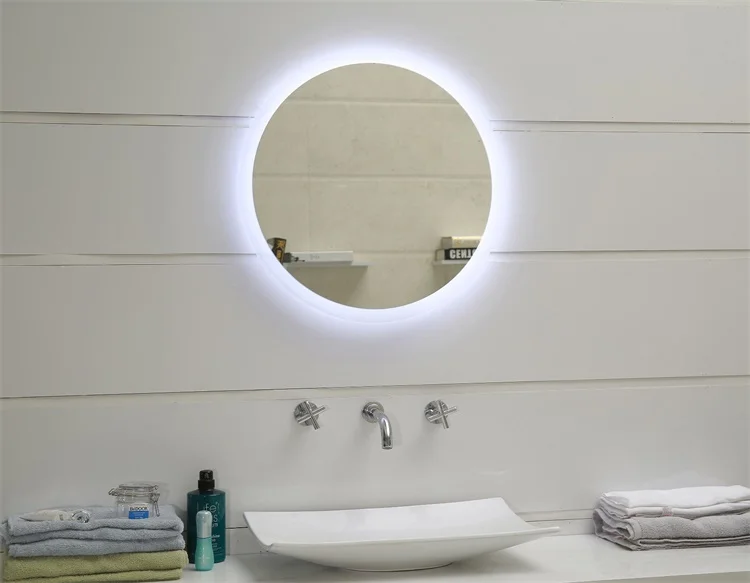 Bathroom Backlit Broadway Lighted Vanity Fashionable Round Mirror Manufacturer