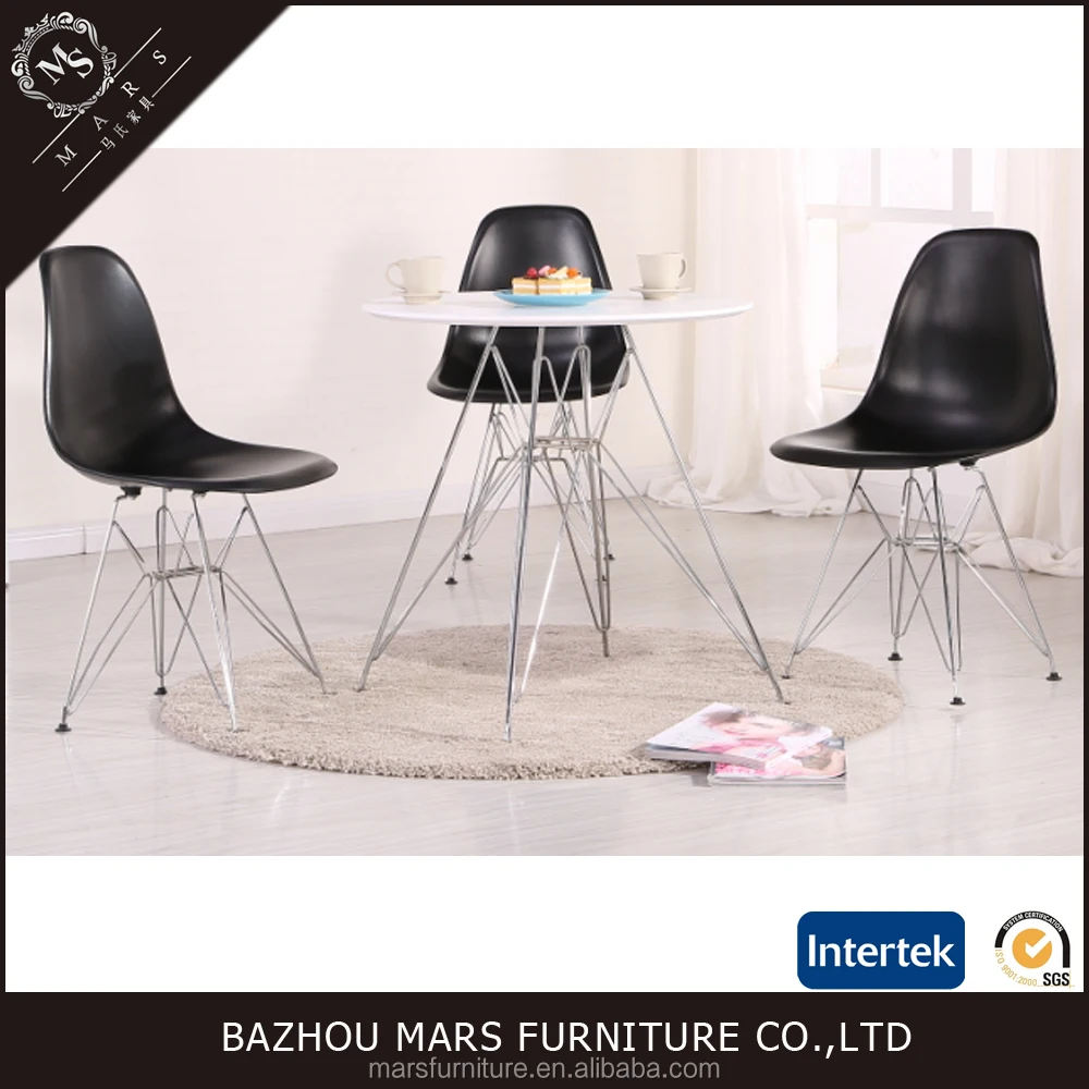 Белый Глянец журнальный столик с твердым металлических ножках LCT-044