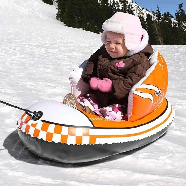 Commercial Heavy-duty PVC Inflatable Baby Snow Tube Sledge Sled