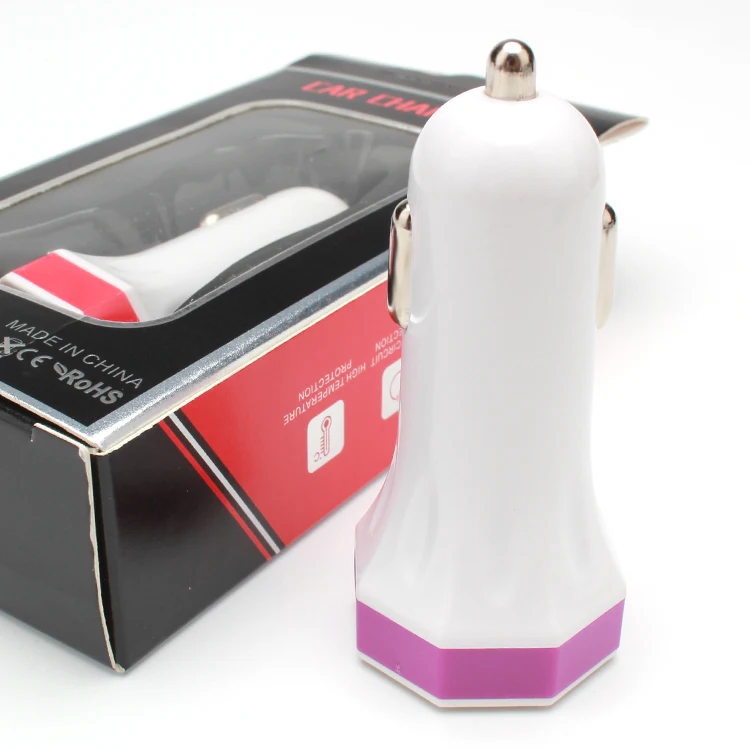 Автомобильное зарядное устройство для сотового телефона с 2 мя