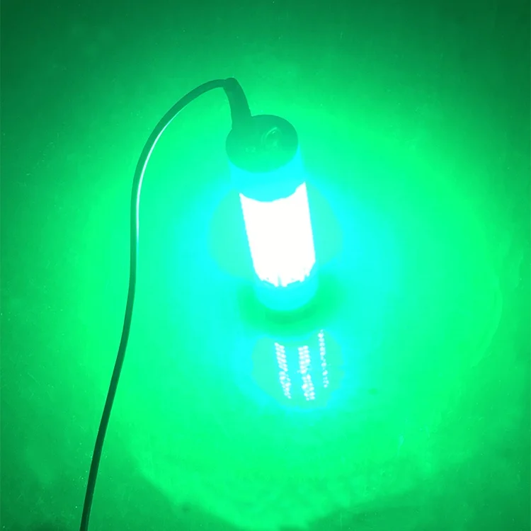 
LED fishing 90W12V Underwater light Attracting fishing light Green White lure green squid led fishing light 