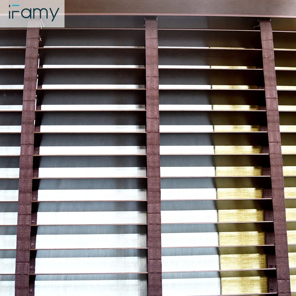 Новый дизайн, высококачественные жалюзи из искусственной древесины, домашний кухонный декор, оконный козырек