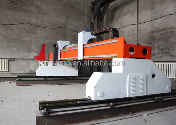 heavy gantry cnc plasma / flame cutting machine 4000x8000mm