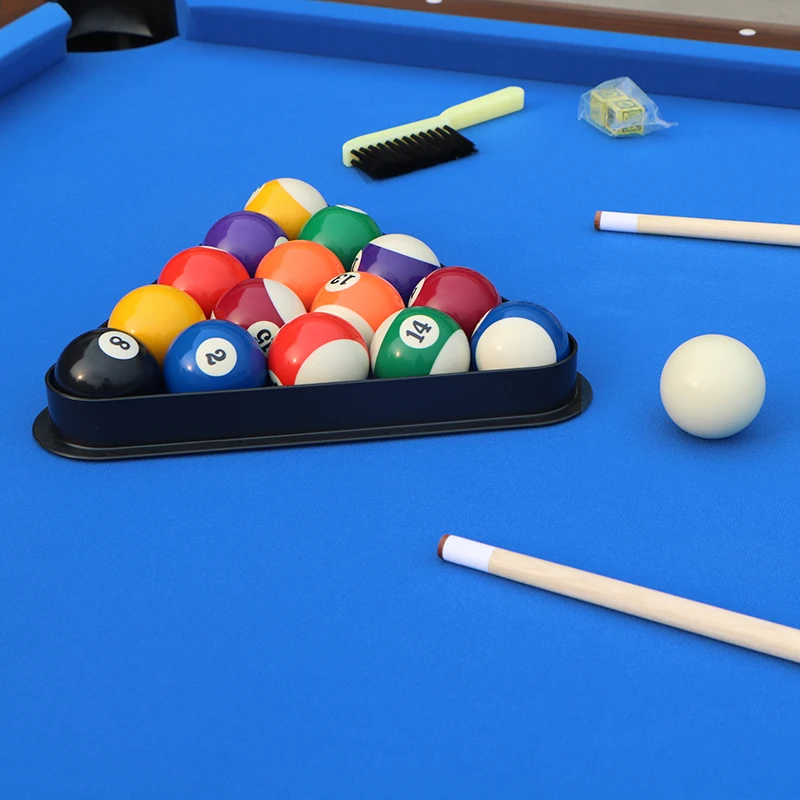 Blue cloth 6 FT China pool table international sport Billiard Table with ball auto return system