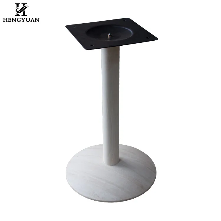 Simple style restaurant square one-legged dining table for sale