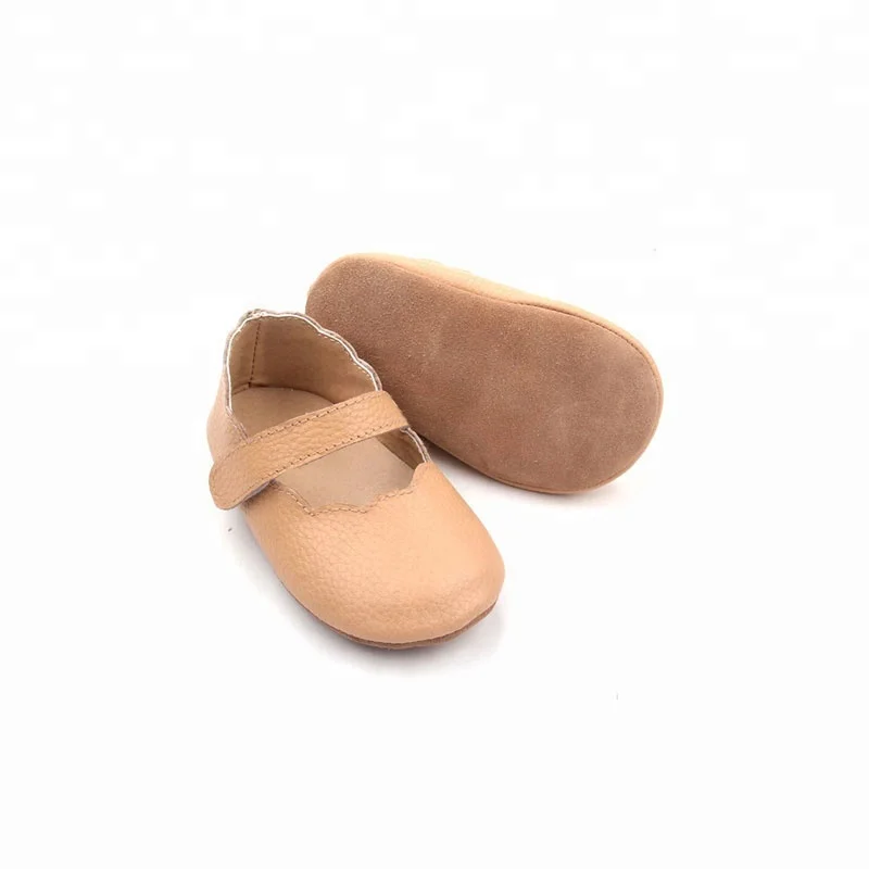 High Quality 0-24 Months Baby Real Leather Girls Dress Shoes
