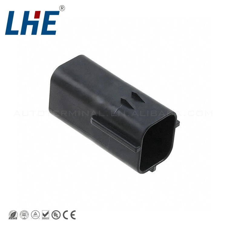 Pbt gf + 4 pin женские автомобильные разъем с контактами и уплотнения