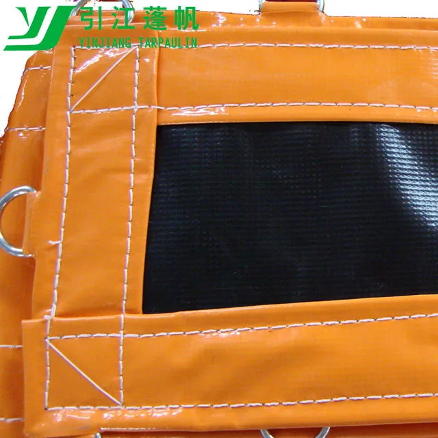 PVC Multi Purpose Heavy Duty Machinery Truck Tarp With D rings