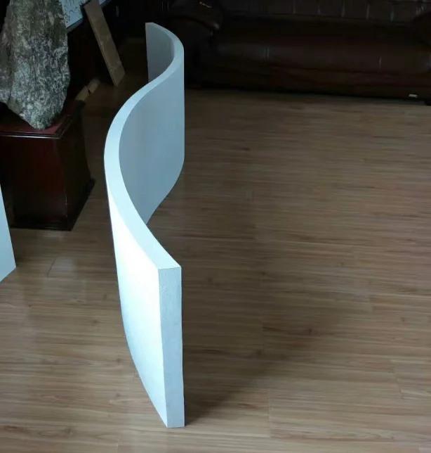 Волнистая подвесная/подвесная акустическая потолочная плитка из стекловолокна