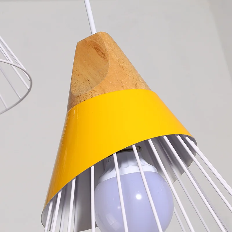 Simple Nordic Style Metal Material Hanging Pendant Lamp