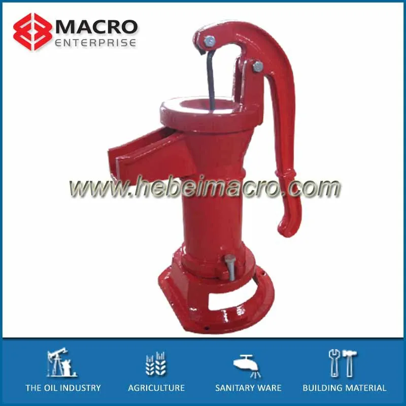 various color painted finishing casted iron garden pumps water pump hand pumps