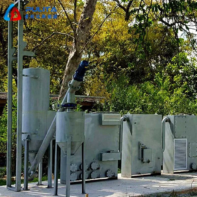 Msw small rice husk waste biomass gasification power plant wood sawdust updraft syngas gasifier stove for power generation