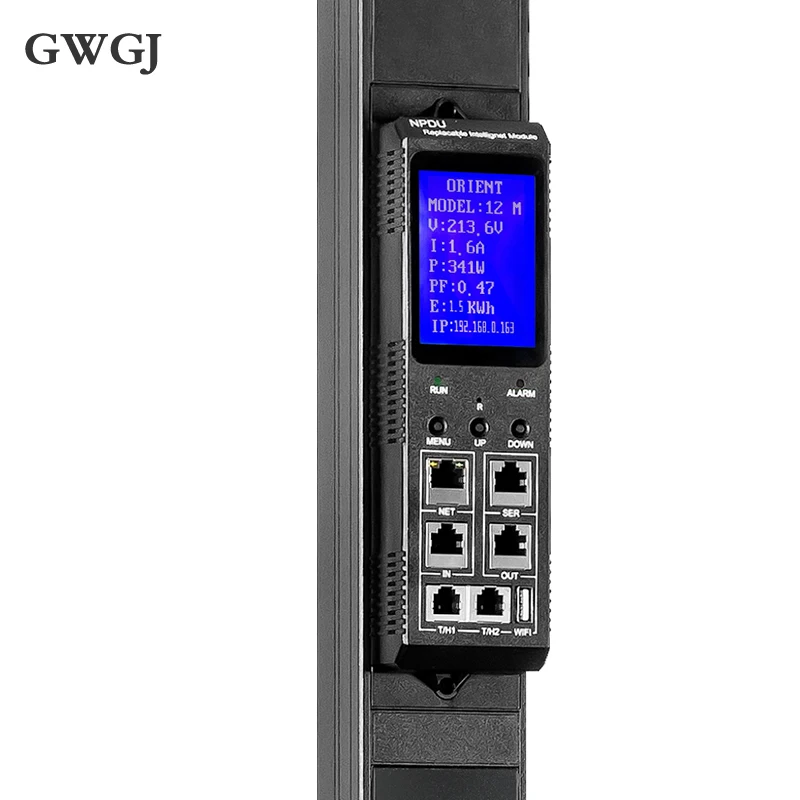 Smart PDU Cabinet Power Socket 24 Port C13 Jack Independent Switch HTTP SSH SNMP telnet 485MODBUS Protocol Monitoring Cascade