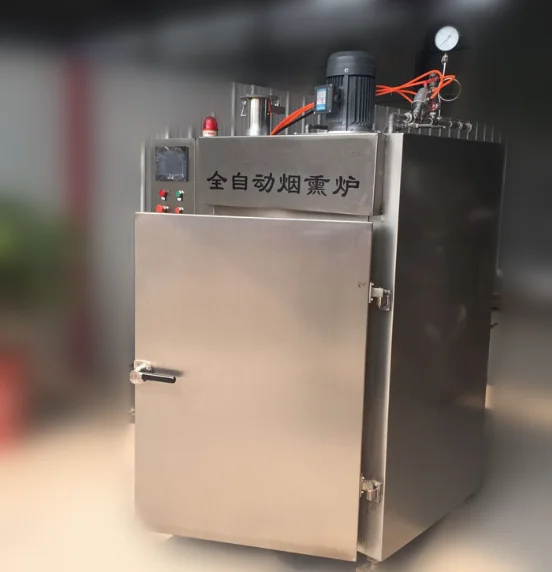Mechanical and electrical barbecue trolley smokehouses smoked chicken smoker machine equipment