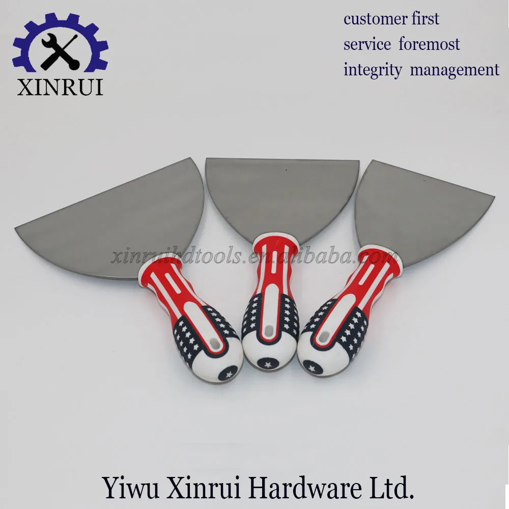 Newest design American flag handle Carbon steel blade putty knife