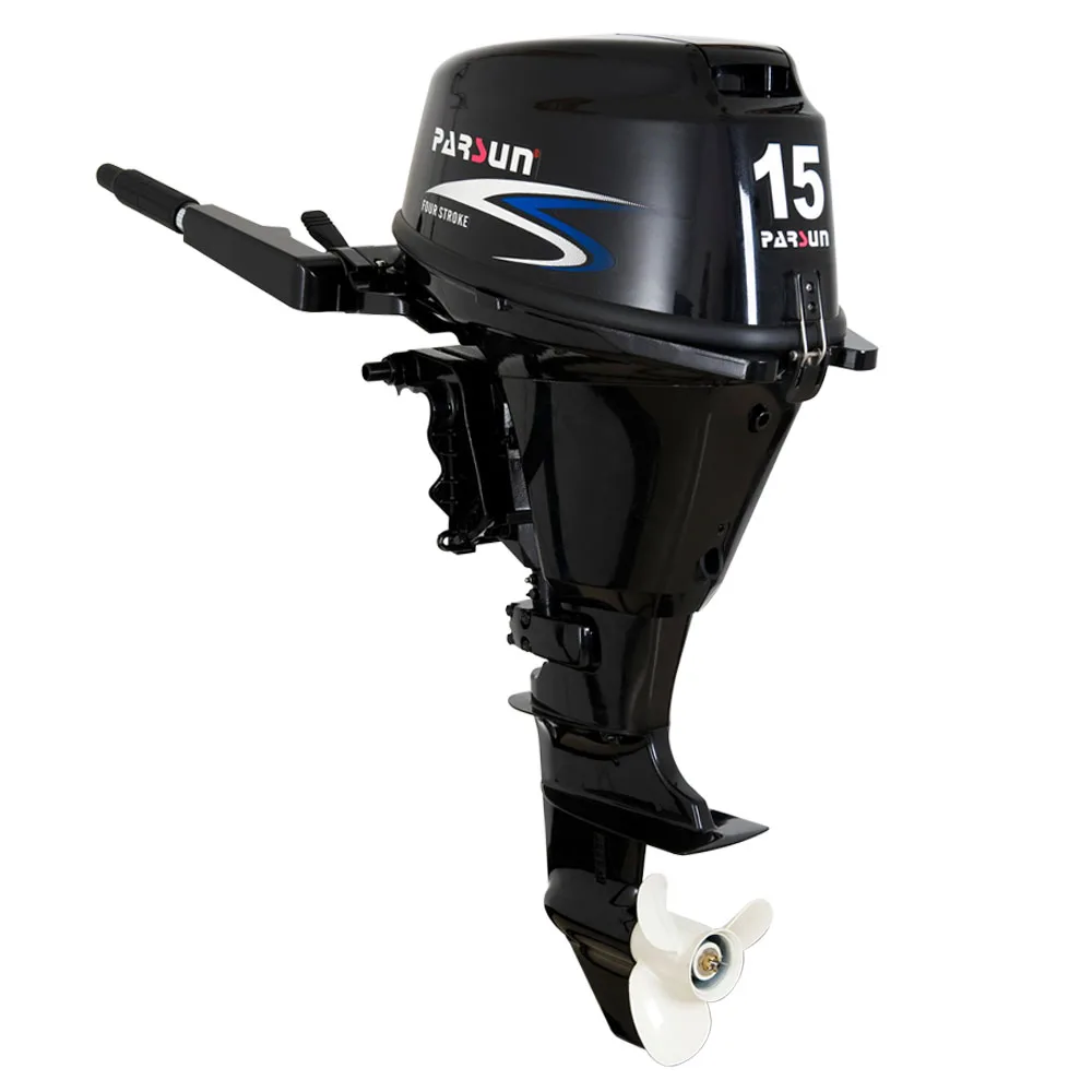 F15FWS / electric start / remote control /short shaft / PARSUN / 15hp 4-stroke outboard motor