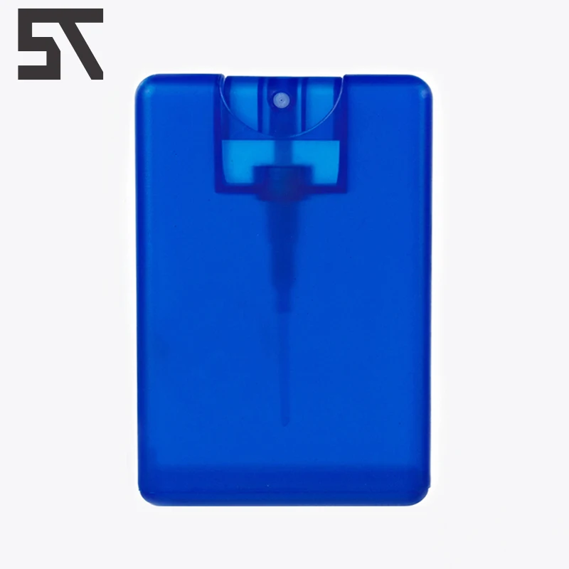 
10ml card perfume bottle with pump sprayer 