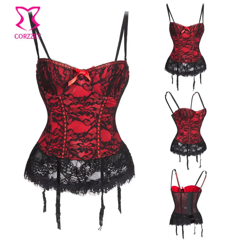 Factory Sales Lingerie In Red For Sleepwear Sexy Overbust Waist Training Corset and Bustier Fashion Clothing