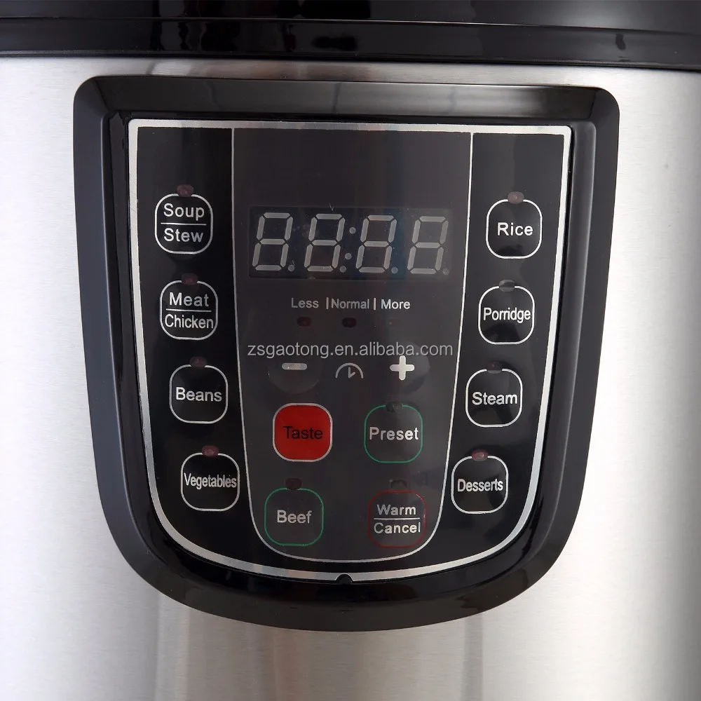 
CE ETL certificate 6L intelligent Electric Pressure Cooker 