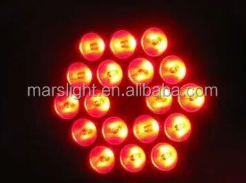 LED DMX par light 18x10W RGBW 4in1 led dj par/ led par light 18x10 for stage lighting