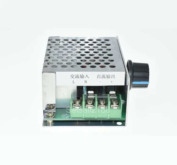 4000 Вт PWM DC щеточный контроллер скорости двигателя, вход переменного тока 220 В, выход постоянного тока 10-210 в 20 А