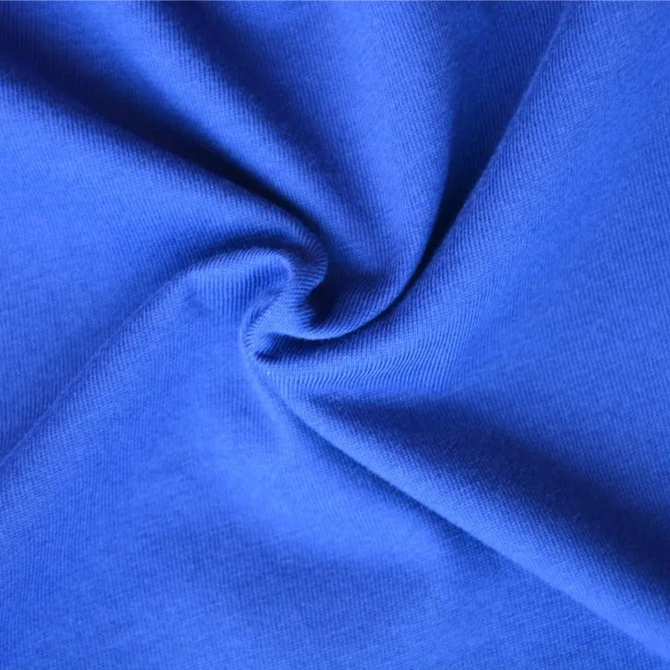 100% cotton  China Fabric Factory Custom 40S  Combed cotton Muslin single jersey fabric for  cotton textile