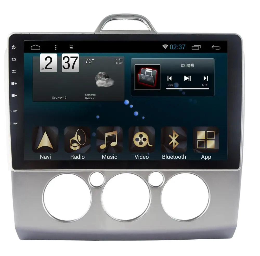10.2 inch Android Car Stereo Auto GPS Navigation Systems Car Player for 2009 Ford Focus