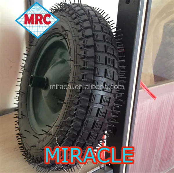 high quality 350-8 solid rubber wheels for concrete mixer