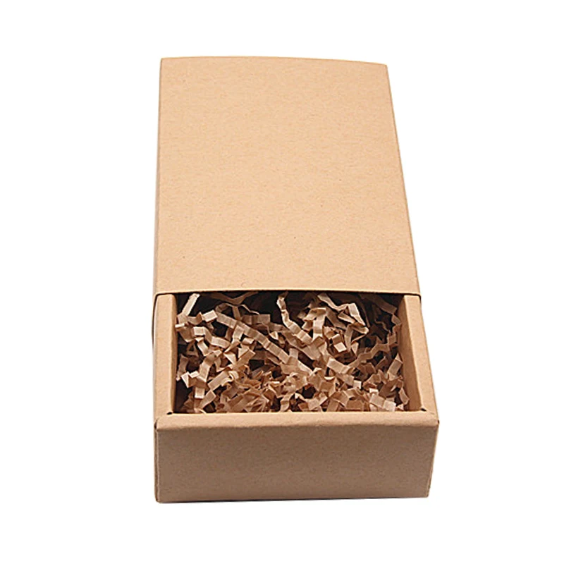 Hot Sale Custom Logo Kraft Sliding Pull Out Drawer Mobile Phone  Sunglasses Box